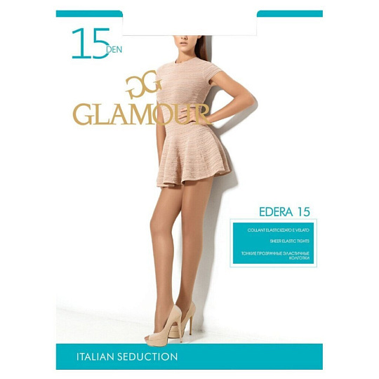 Колготки Glamour, Edera, 15 DEN, р. 4, glace