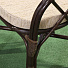 Мебель садовая Мария, кофейная, стол, 80х80х75 см, 2 кресла, подушка бежевая, 110 кг, IND10 - фото 8