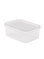 Контейнер пищевой пластик, 1.6 л, 22х16х7.5 см, прямоугольный, на защелках, Альтернатива, Прайм, М8502