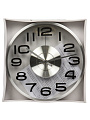 Часы настенные, кварцевые, 30х4.3 см, круглые, алюминий, стекло, серебро, EG7764C-BM289S - фото 6