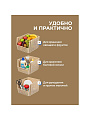 Корзина для хранения, 10 л, 25х29.4х18 см, прямоугольная, пластик, латте, Violet, Лофт, 850020 - фото 3