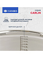 Кастрюля нержавеющая сталь, 5.8 л, крышка стекло, Daniks, Карлин, GS-01332G-24, индукция - фото 3