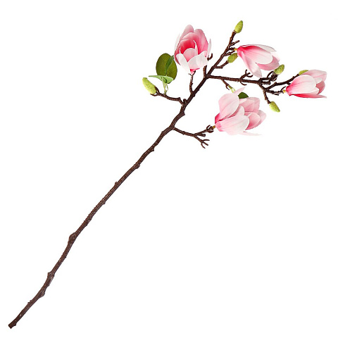 Цветок искусственный декоративный Магнолия, 68 см, Y4-7946