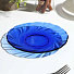 Тарелка десертная, стекло, 17 см, круглая, Sea brim Saphir, 50176-06, синяя - фото 3