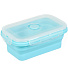 Контейнер пищевой пластик, 0.5 л, голубой, прямоугольный, складной, Y4-6487 - фото 2