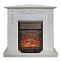 Электрокамин RealFlame Dominica Corner STD/EUG WT + Majestic S Lux BL