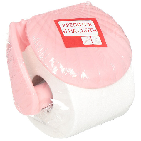 Держатель для туалетной бумаги, пластик, нежно-розовый, Berossi, Laguna, АС40663000