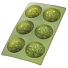 Форма для запекания силикон, 17.5х29.5 см, прямоугольная, 6 кексов, хризантемы, Daniks, Verde, Y4-7043 - фото 4