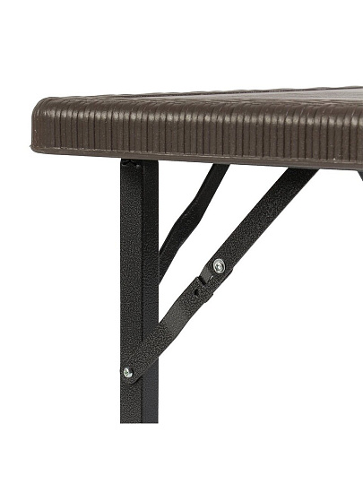 Стол садовый пластик, Green Days, 78х78х70 см, квадратный, пластиковая столешница, к набору WAK78+YC-041