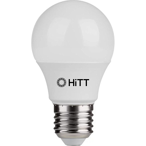 Лампа светодиодная E27, 27 Вт, 270 Вт, 230 В, груша, 6500 К, свет холодный белый, HiTT, HiTT-PL-A60