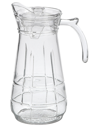 Кувшин стекло, 1.8 л, Пикси, прозрач, с крышкой, Y4-11029