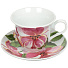 Сервиз чайный из керамики, 12 предметов, на подставке Розовые мальвы 0030443 - фото 2