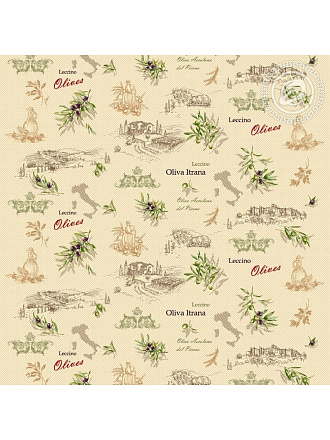 Скатерть 145х180 см, 100% хлопок, рогожка, 160 г/м2, АртДизайн, Оливия