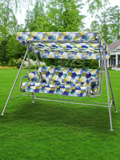 Качели садовые 2-местные, 228х121х144.5 см, 180 кг, Лора, с 1272, металл