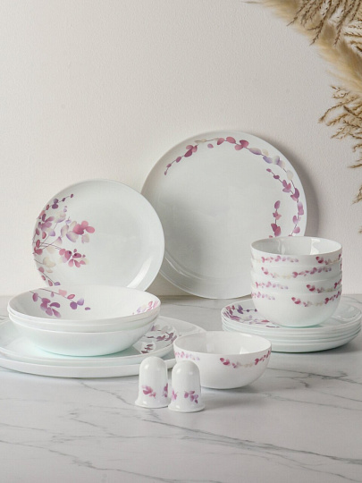 Сервиз столовый стекло, 28 предметов, на 6 персон, Еlegance, PO-28SD-609E