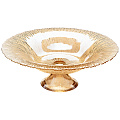 Блюдо на ножке luster amber 30см 339-132