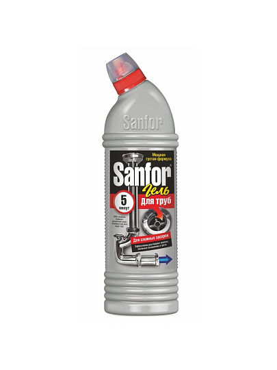 Средство от засоров Sanfor, 1 л