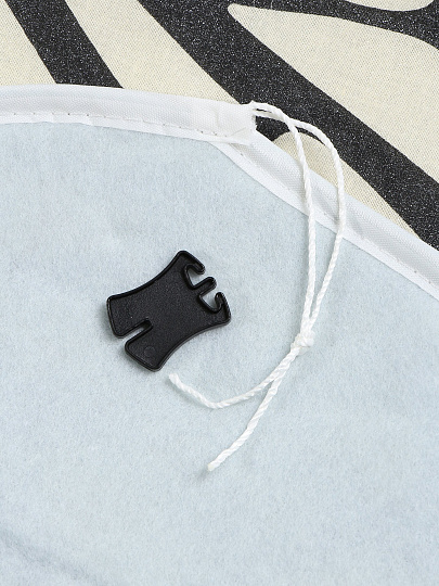 Чехол для гладильной доски с антипригарным покрытием, 129.5х46 см, черное золото, трехслойный, Марья Искусница