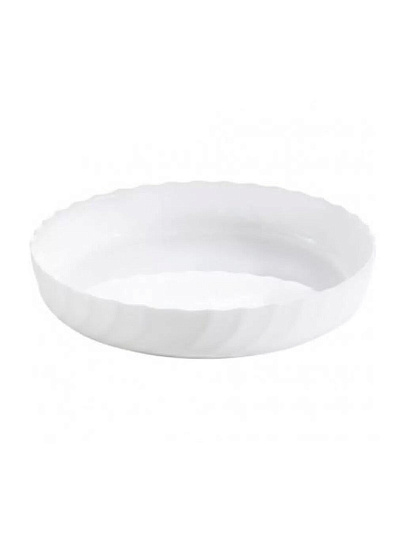 Форма для запекания стеклокерамика, 26х26х4.5 см, 2 л, круглая, Golden opal, TNL0006BWT