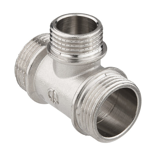 Тройник 3/4&quot;х1/2&quot;х3/4&quot;, ш-ш-ш, латунь, AquaLink
