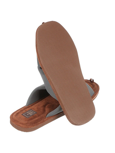 Тапки для мужчин, полиэстер, ЭВА, в ассортименте, р. 44, открытые, Lucky Land, 4971 M-CH-O