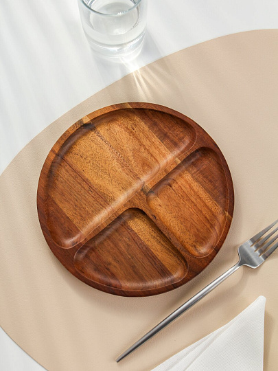 Менажница акация, 20х1.5 см, 3 секции, Daniks, PS58220A