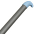 Швабра плоская, микрофибра, 36х12 см, серая, с вертикальным отжимом, телескопическая ручка, серо-голубая, со сменным блоком, Bossclean, LDR1705 - фото 6