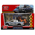 Машина детская Технопарк, Mitsubishi L200 Полиция, 13 см, инерционная, открывающие двери и багажник, L200-12POLSR-DOG - фото 4