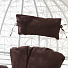 Подвесное кресло Кокон, 1-мест, 100 кг, Green Days, белое, ротанг, подушка коричневая, TZF-H056-A13812 - фото 3
