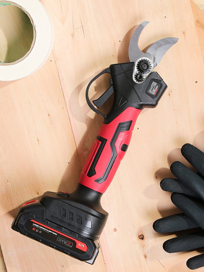 Секатор аккумуляторный 30 мм, 21 В, 2 Ач, бесщеточный, Edon, APS-21CBL, 40616