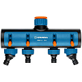 Распределитель четырехканальный 3/4&amp;quot;-1&amp;quot;, пластик, Grinda, PROLine TS-4, 8-426313_z02