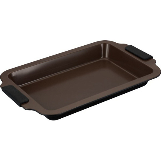 Форма для запекания сталь, 23х36.5х3.5 см, антипригарное покрытие, прямоугольная, Regent Inox, Linea EASY Ceramica, 64-009