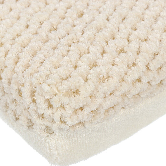 Мочалка банная брус, хлопок, жесткая, хлопковый шенилл, Beauty Format, 58715-7244