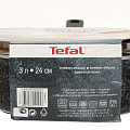 Сотейник алюминий, 24 см, антипригарное покрытие, Tefal, Granit, 04192224, с крышкой, индукция - фото 2