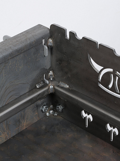 Мангал 800х350х835 мм, 4 мм, ВЗР2256, VikinG XL, Grillux