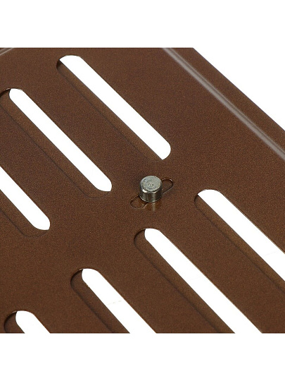 Решетка вентиляционная металл, регулируемая, 200х200 мм, коричневая, Event, 200х200ВРР