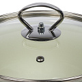 Кастрюля эмалированная сталь, 3.8 л, крышка стекло, Agness, Dandelion, 943-058, индукция - фото 3