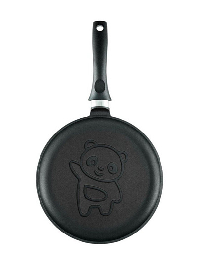 Блинница алюминий, 24 см, антипригарное покрытие, Нева Металл Посуда, Панда, 6224пн, бакелитовая ручка