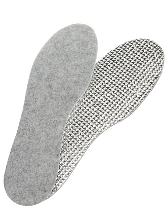 Стельки Pregrada, универсальные, зимние, войлок + фольга, размер 36-46, GL-002