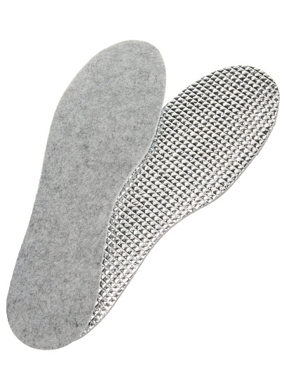 Стельки Pregrada, универсальные, зимние, войлок + фольга, размер 36-46, GL-002