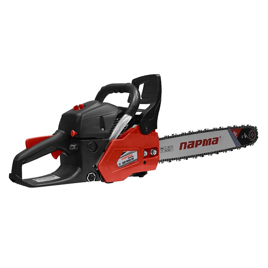 Пила цепная бензиновая, Парма, 3 л.с., 2200 Вт, длина шины 45 см, шаг цепи 0.325 дюйм, 72 звена, Практик БП, 02.019.00010