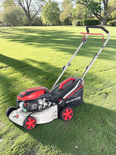 Газонокосилка бензиновая, Интерскол, 41.8 см, 40 л, 20-70 мм, 2600 Вт, 3000 об/мин, ГБ-42/145