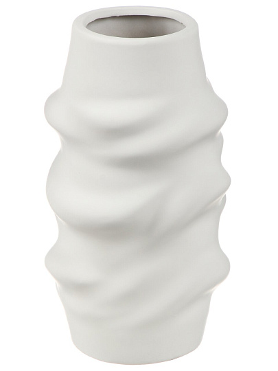 Ваза керам, настольная, 8х25 см, Гортензия, бел, Y4-11042
