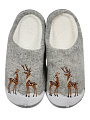 Тапки жен, сер, р-р 38-39, Олененок, A210373 - фото 2
