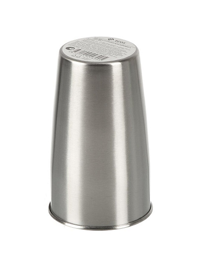 Кружка-стакан походная, нержавеющая сталь, 0.38 л, 7 см, Ecos, Camp-S20, 109454