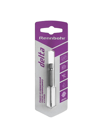 Сверло по стеклу и керамике, Rennbohr, Delta, диаметр 5 мм, 676005