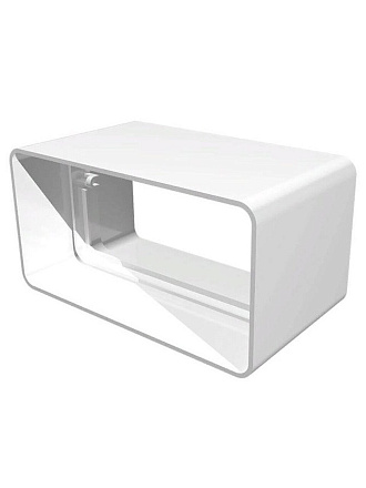 Соединитель вентиляционный пластик, 55х110 мм, Viento, В511-612ПУ