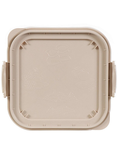 Емкость пластик, 25 л, 36.5х36.5х37.5 см, квадратная, для муки и сахара, Альтернатива, М2336