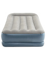 Кровать надувная Intex, 191х99х30 см, 64116ND, насос встроенный, электрический, флокированная, с ребрами жесткости, 136 кг - фото 6