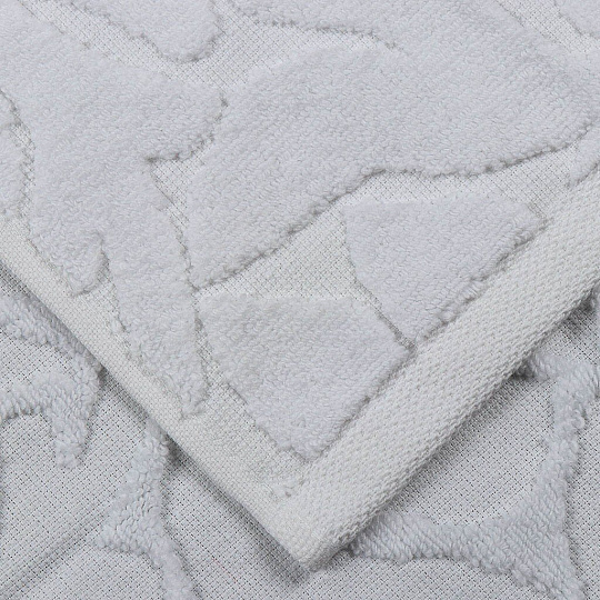 Полотенце банное 50х90 см, 100% хлопок, 420 г/м2, Frida Beyaz, TAC, белое, 1819, Турция